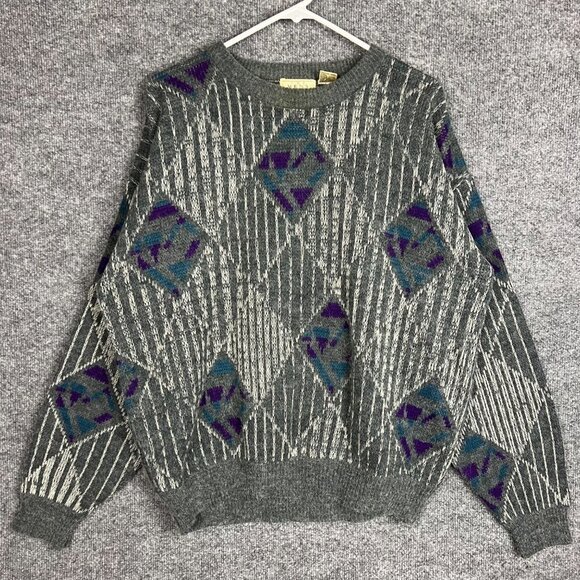 The men’s store at Sears Other - The Mens Store At Sears Aztec Geometric Sweater Pullover MultiColor XL